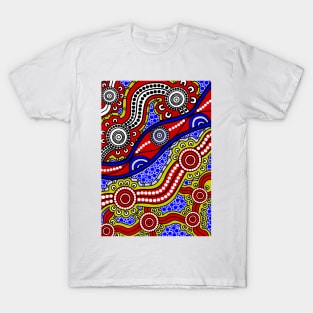 Aboriginal Art - Welcome To Country 2 T-Shirt